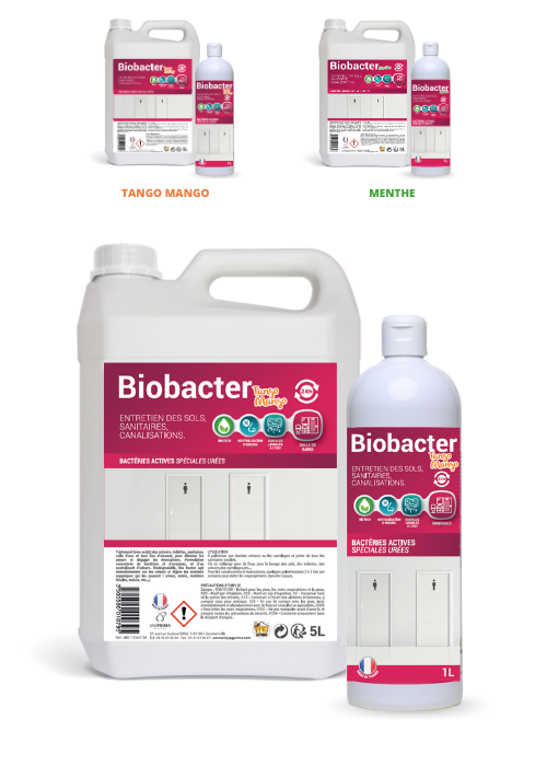 Jag Prima - Sanitaires + Déboucheurs - Bio Bacter Menthe 1L
